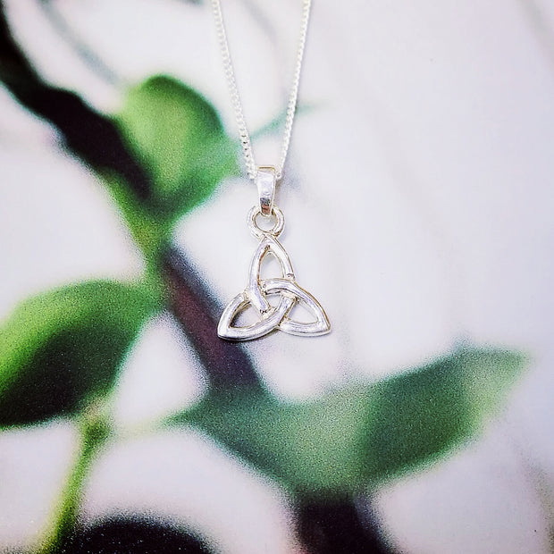 Sterling Silver Small Trinity Knot Pendant