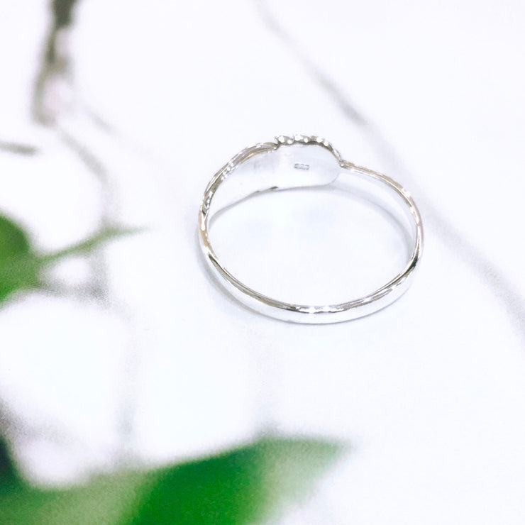 Sterling Silver Feather Ring