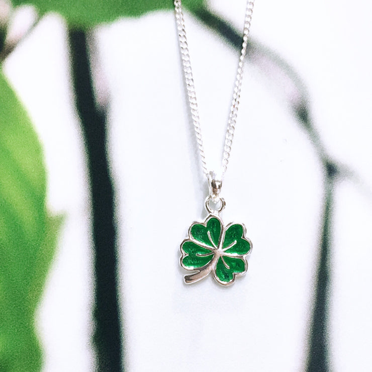 Sterling Silver Four-Leaf Clover