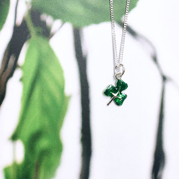 Sterling Silver Shamrock with Enamel